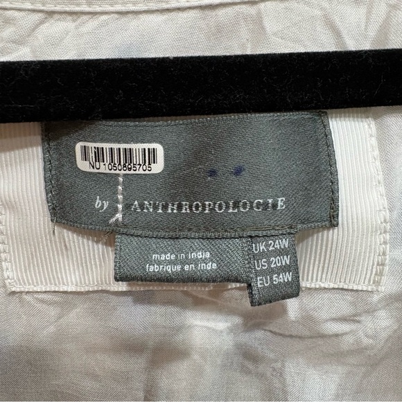 Anthropologie 20W Embroidered Mini Dress 2X EUC - Picture 10 of 13